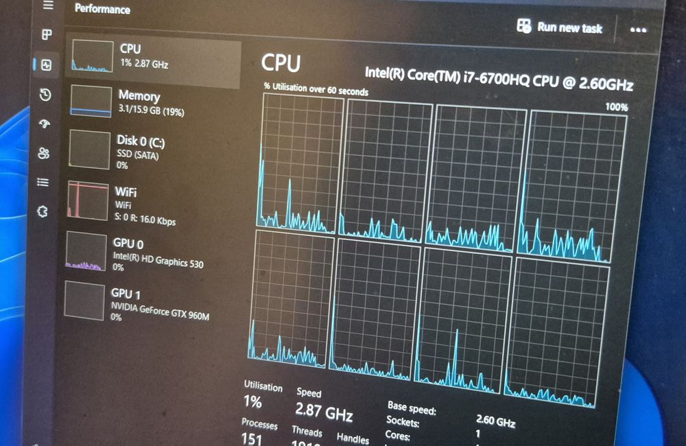 Laptop gaming Dell i7 GTX 960 SSD 250GB