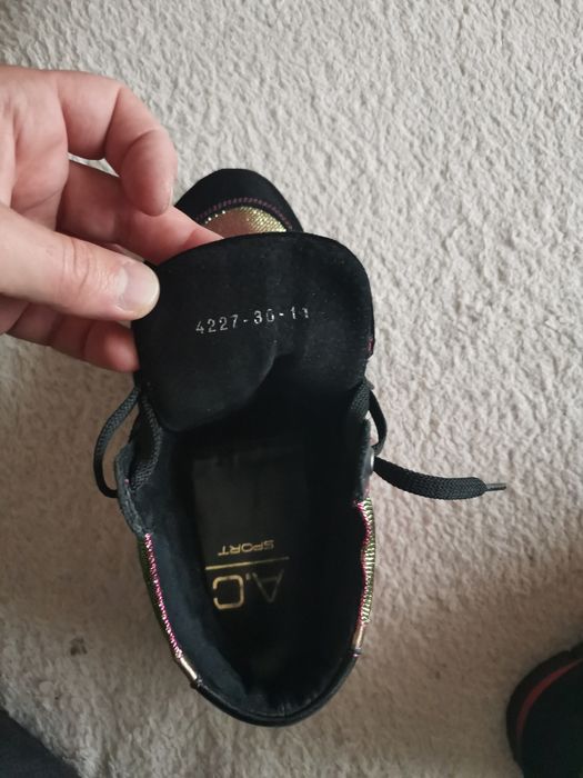 Sneakers tenisi noi dama Northstar piele negri tinte