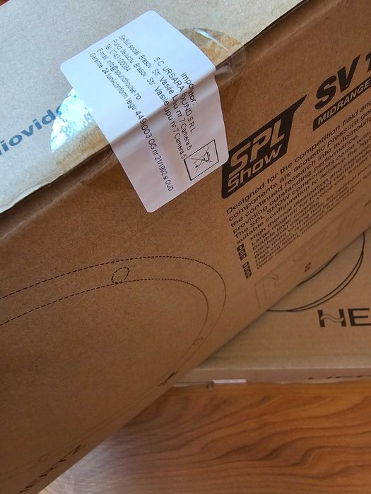 Subwoofer si difuzoare hertz SPL SHOW