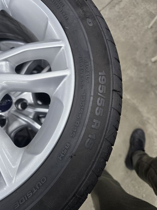 4 Броя 195/55/15 Continental 2x7,5mm 2x7mm