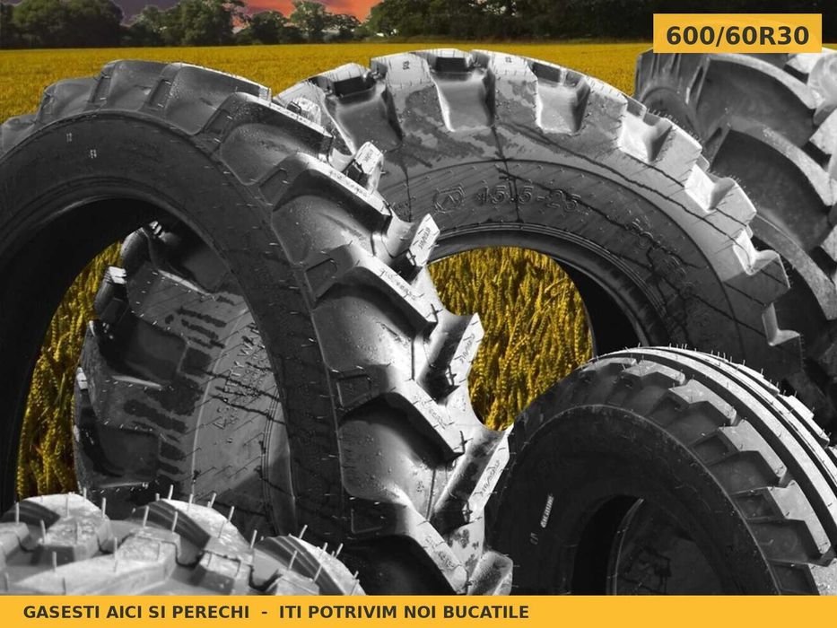 Anvelope Cauciucuri 600/60R30 600 60 R30 6006030 600 60R30 Trelleborg Tractor Utilaje Agricole Radial SH Second Hand GARANTIE Garantie 1 An Factura