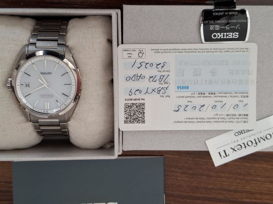 Vand ceas Seiko Astron