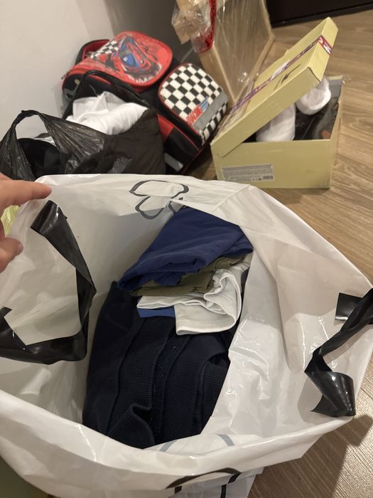 Пакеты с вещами для мальчика