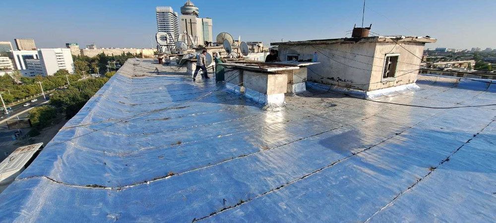 Профгидроизоляция домов, крыш / Uy va tom gidroizolyatsiyasi,falgoizol