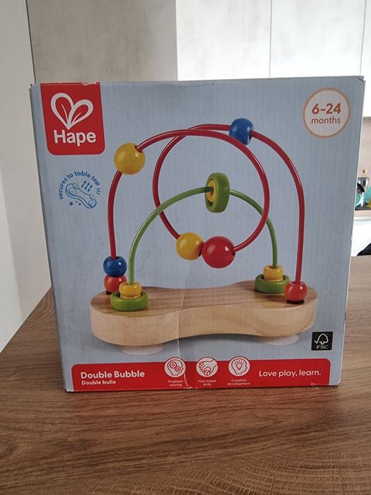 Hape double bubble хапе дървена играчка