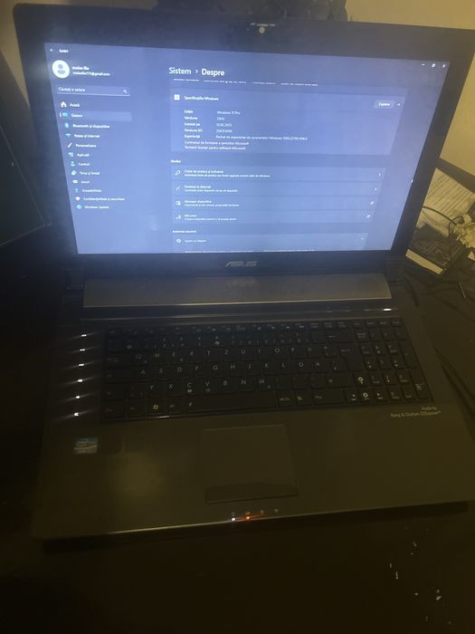 Laptop asus. Core i7