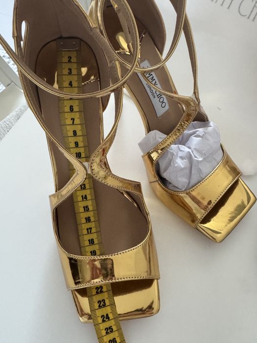 sandale aurii jimmy choo 37