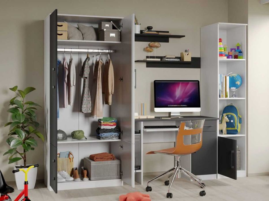 Set Mobila Dormitor Tineret Mihai C14 - Transport Gratuit in 4-10 zile