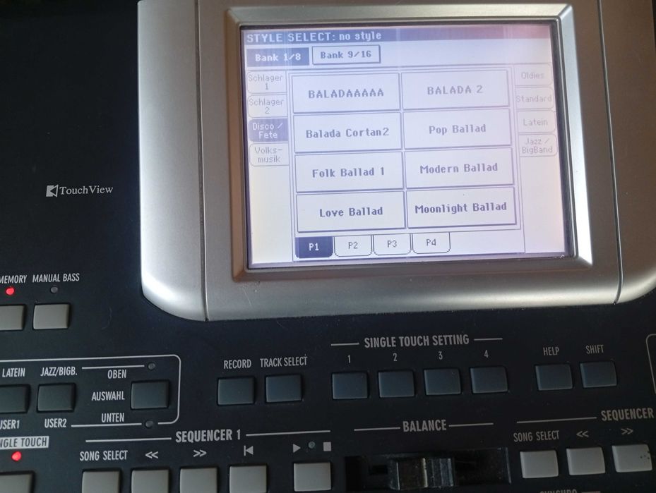 Klavir korg pa 500