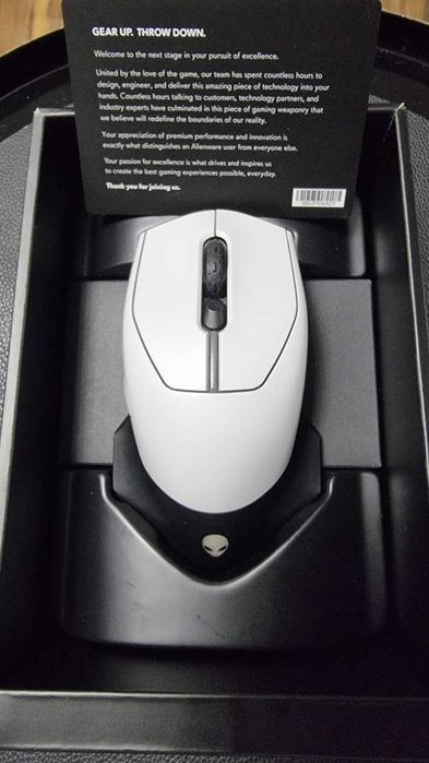 mouse wireless alienware 610m lunar light
