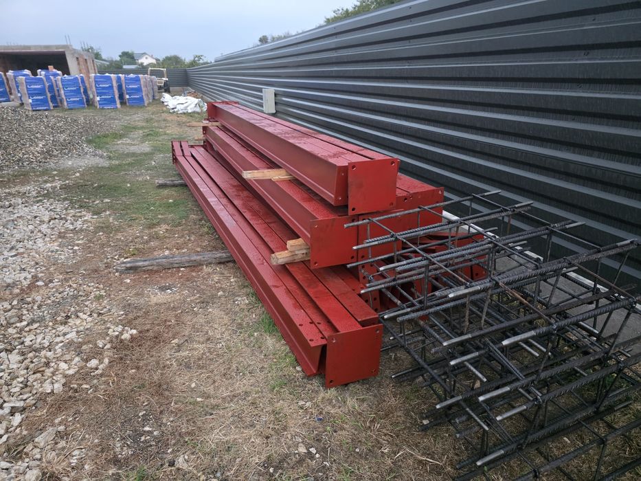 Structura Hală Metalica 25x12x6 , 300 m³, IPE 240 si 200,Ferme ,Stalpi
