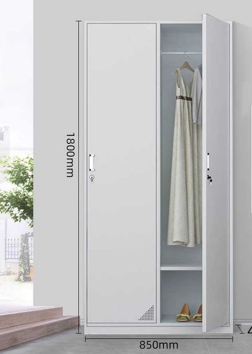 Shkaf metall xodimlar uchun – ombor, ofis, sex uchun mos