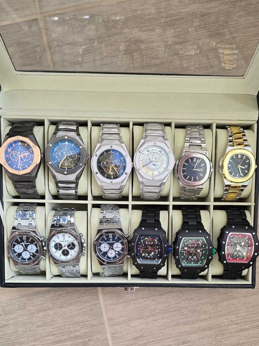 Нови Качествени Часовници Hublot, Patek, Audemars Piguet, Rolex, Breitling, Richard Mille