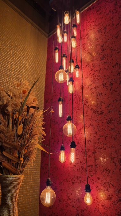 Lustra corp de iluminat Hand Made cu 20 de becuri decorative incluse