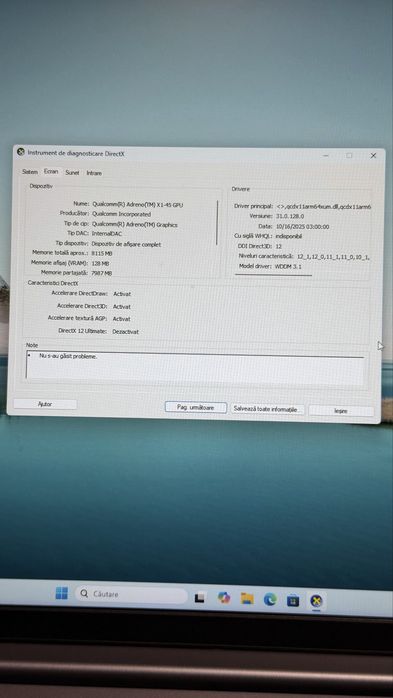 Lenovo ThinkBook 16 G7 – Snapdragon X Plus – 16GB RAM – stare ca NOU