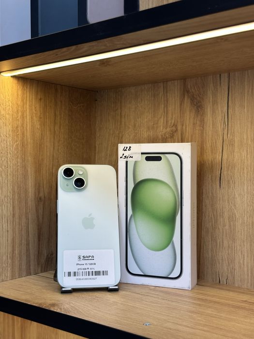 айфон 15 зеленый 88%