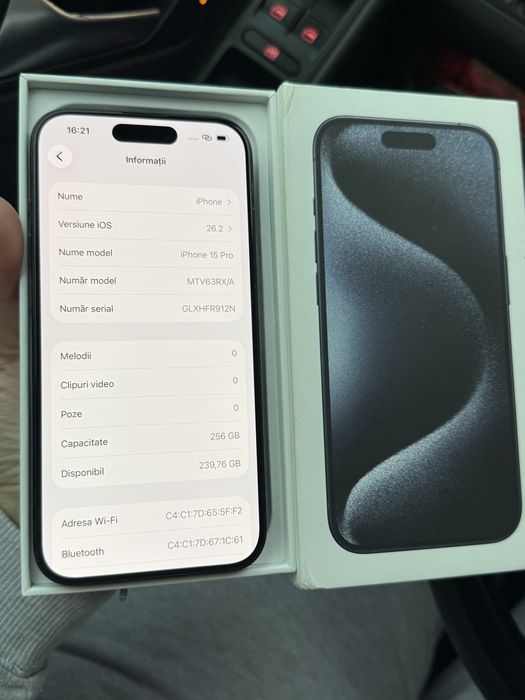 Iphone 15 PRO 256 GB