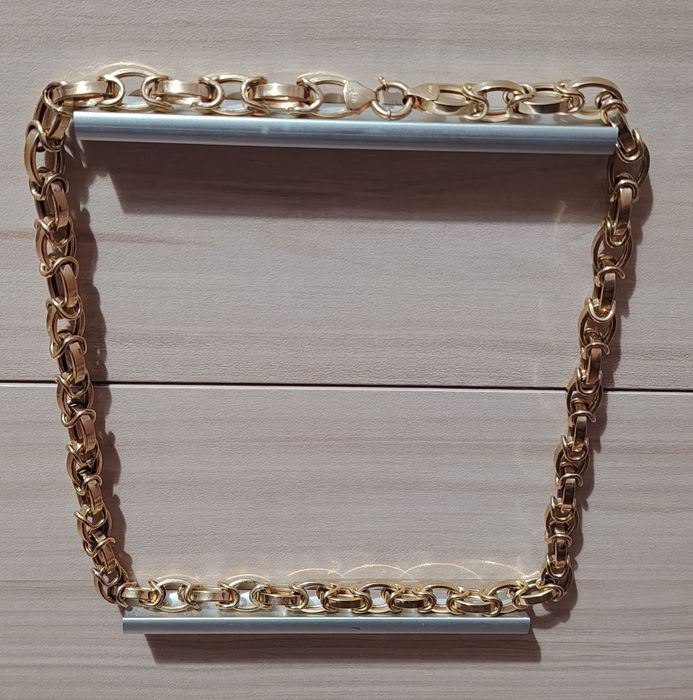 Нов златен ланец 14 карата .