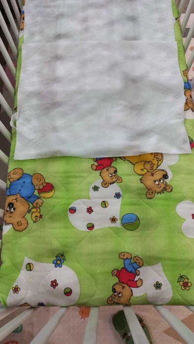 Дървена кошара за бебе