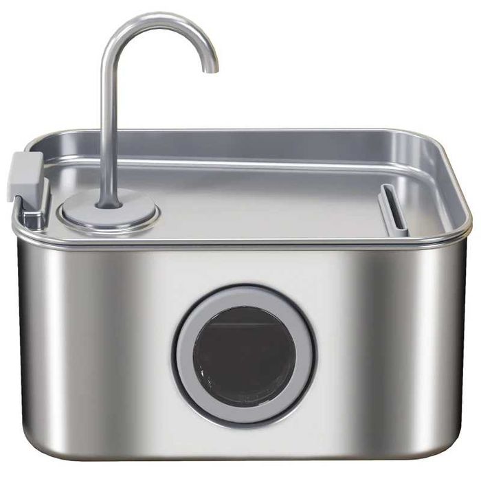 PawHut Автоматичен диспенсър за вода за пиене 3.2L за котка/куче