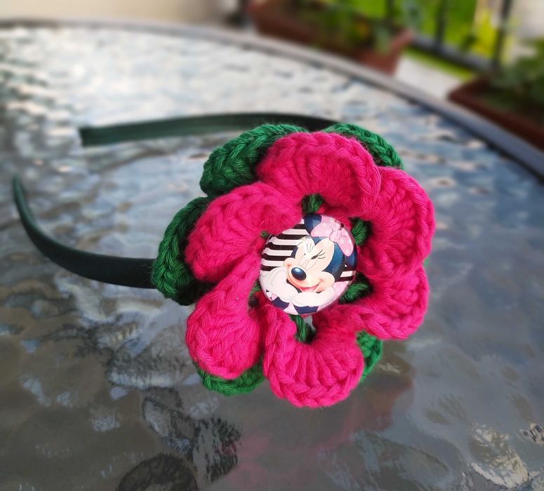 Диадеми плетени цветни