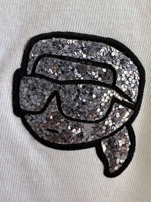 Нова дамска тениска KARL LAGERFELD - IKONIK 2.0, бяла