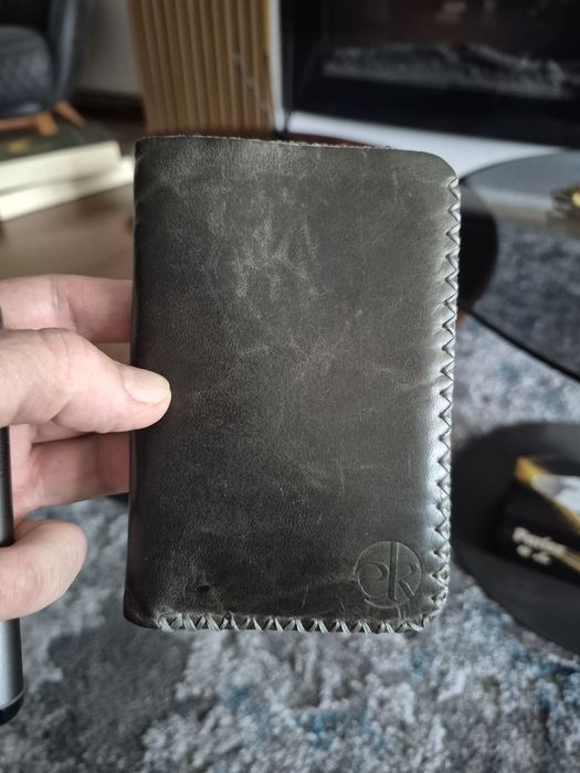 Portofel piele naturală, pentru talon auto și carte de identitate, stare excelentă.