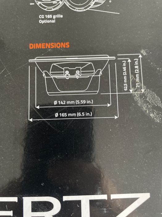 Difuzoare /Boxe / Hertz cento C165L si Hertz Cento C165F