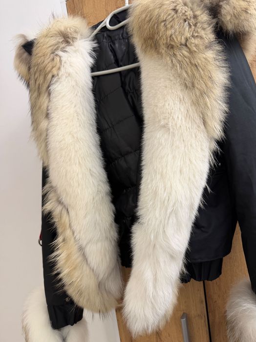 Зимно яке естествен косъм