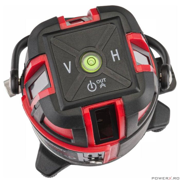 Nivela laser 360°, distanta de lucru 40 m, Red Technic