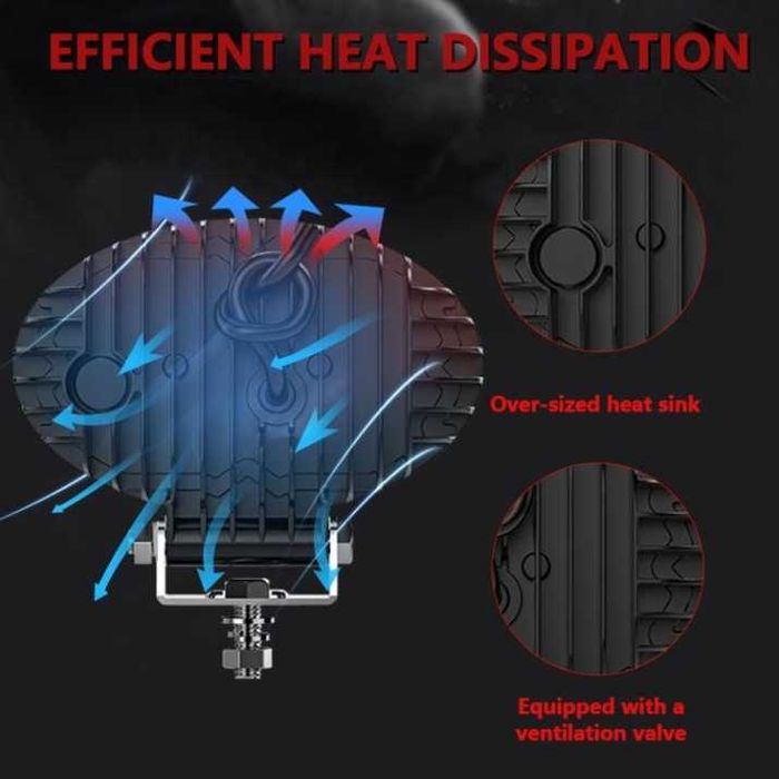 Висок клас LED Диоден Боен фар за трактори ATV мотокари камиони Елипса