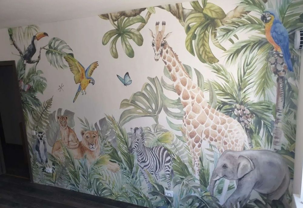 Обои,покраска,левкас