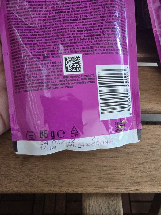 Whiskas Pouch 1+