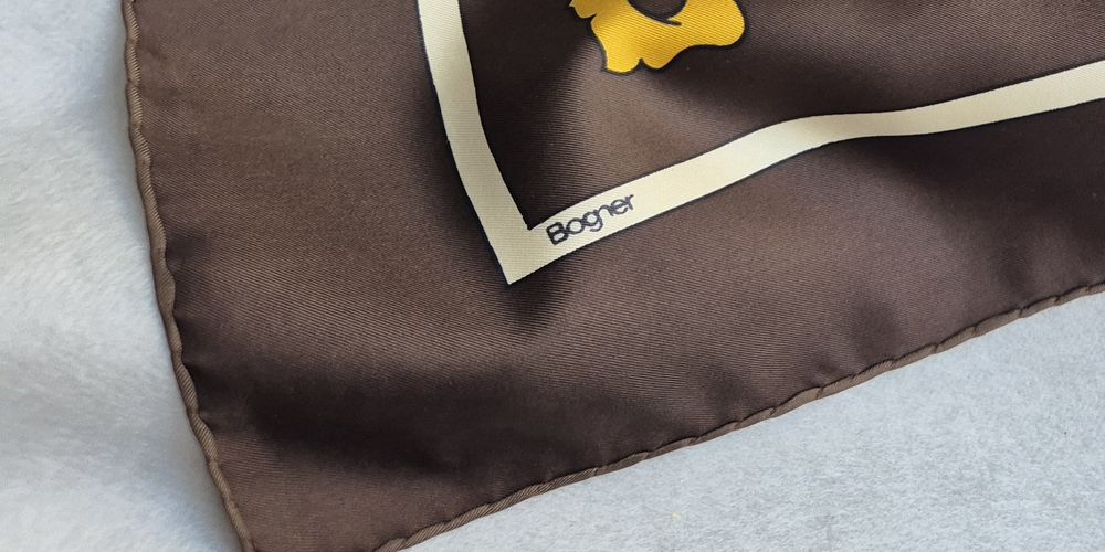 Esarfa matase BOGNER vintage