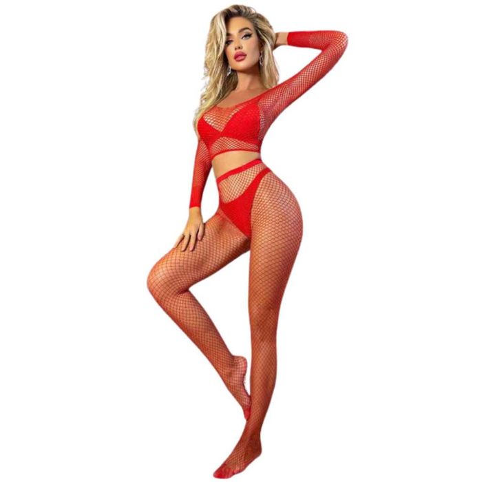 Еротичен комплект 2 части в червено