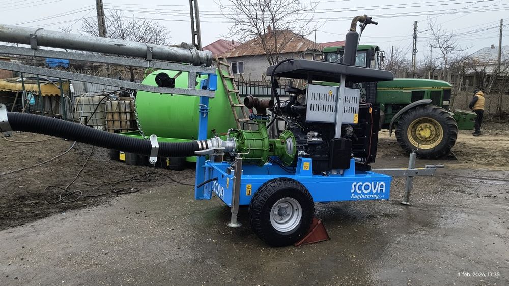 Motopompă Scova 75cp din 2025, 500 ore