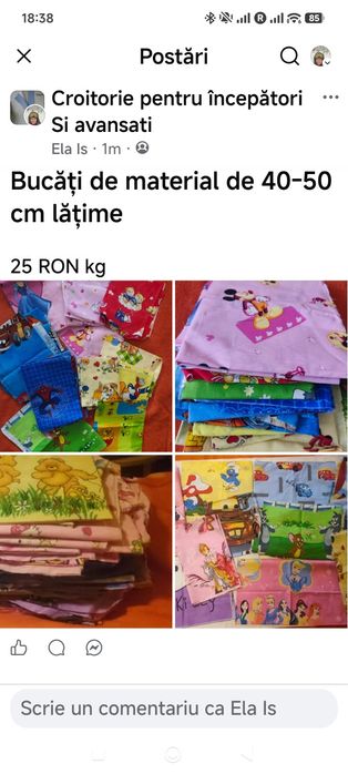 2 kg lot material resturi de la croit