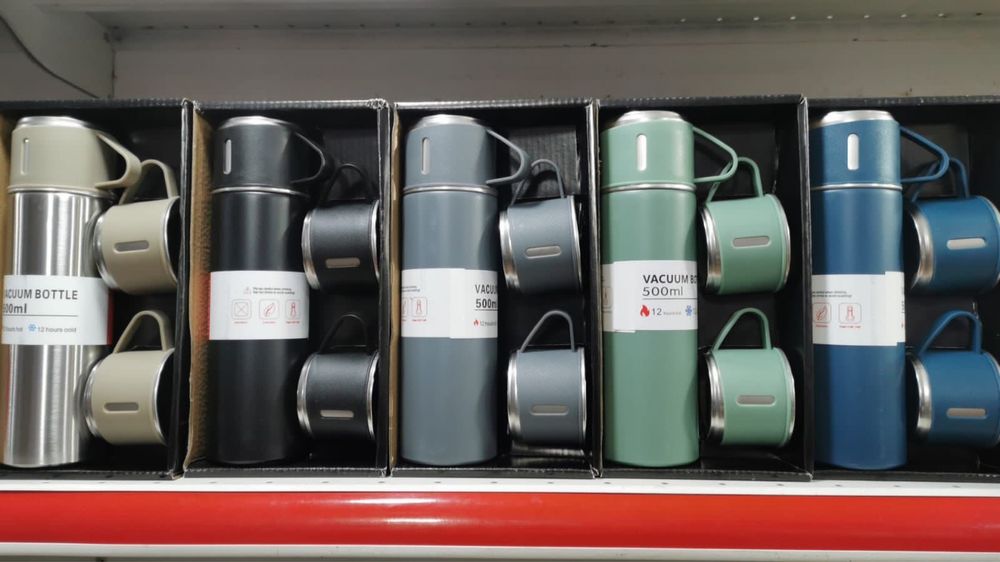 Термос с кружками / подарочный набор