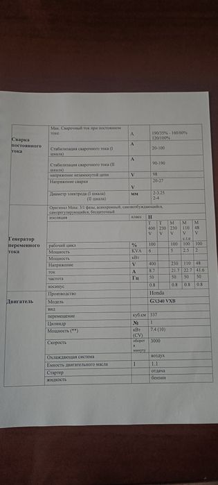 Сварочный генератор MOSA TS 200 /CF
