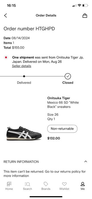 Оницука тайгер из японии