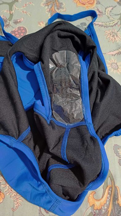 Nike син цял бански M нов