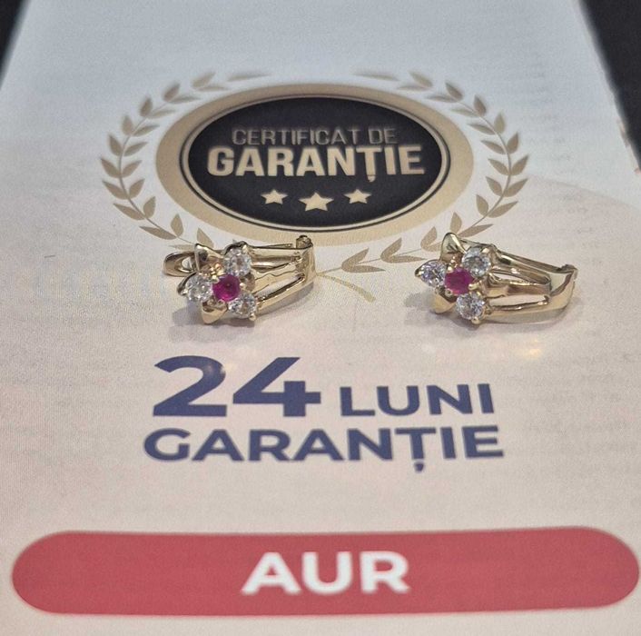 Cercei din aur (AG32 B28719.2) 2 ANI GARANTIE!
