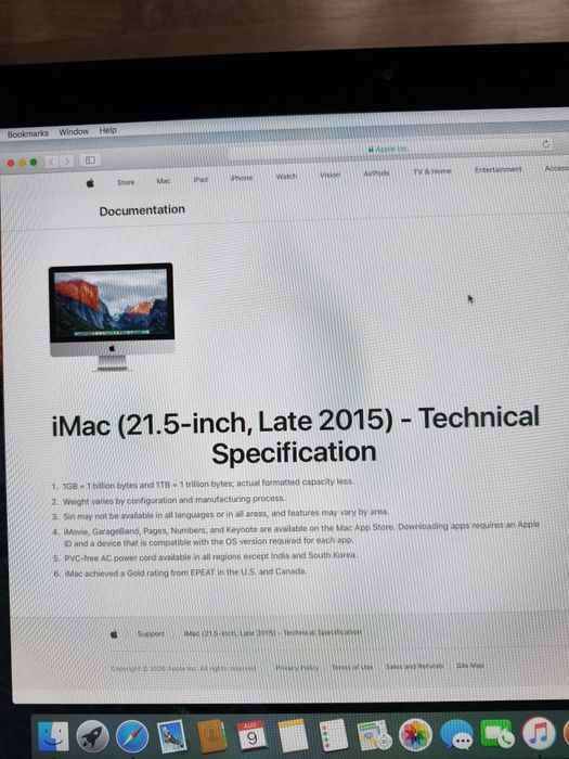 Apple iMac Late 2015 / i5 / 8GB RAM/ 1TB / Отличен