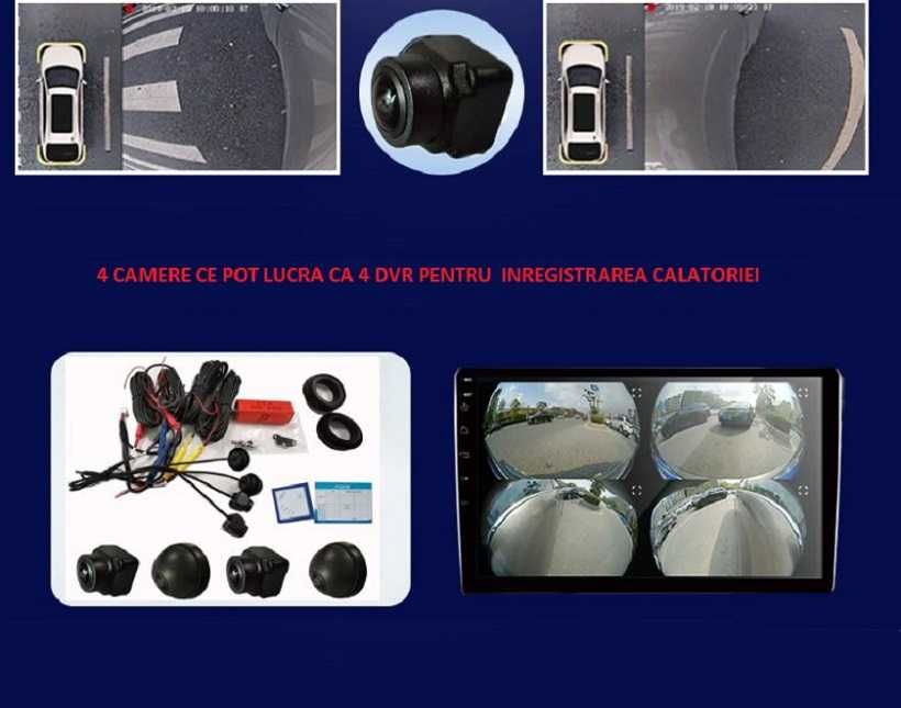 Set 4 Camere Panoramice 360° -1080P /AHD,  pentru mașinile cu Android