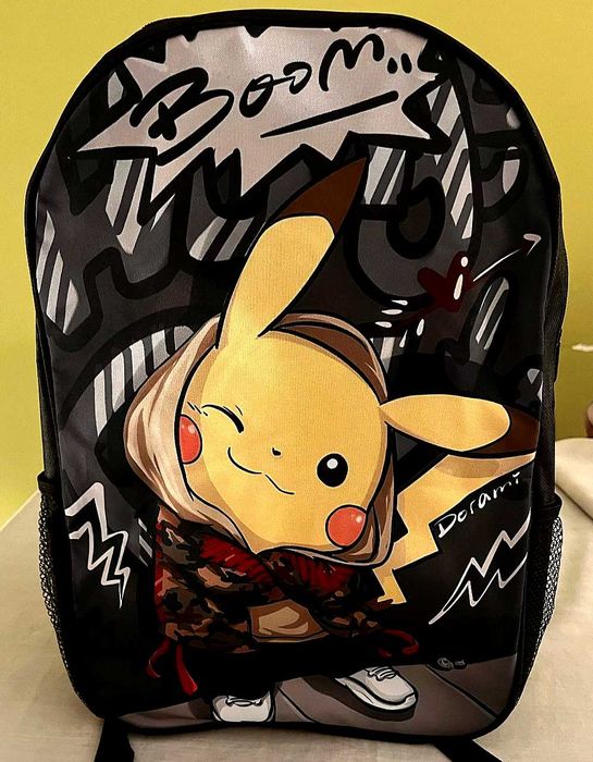 Ghiozdan Școală Pokemon Pikachu Rucsac Copii Grădiniță Nou