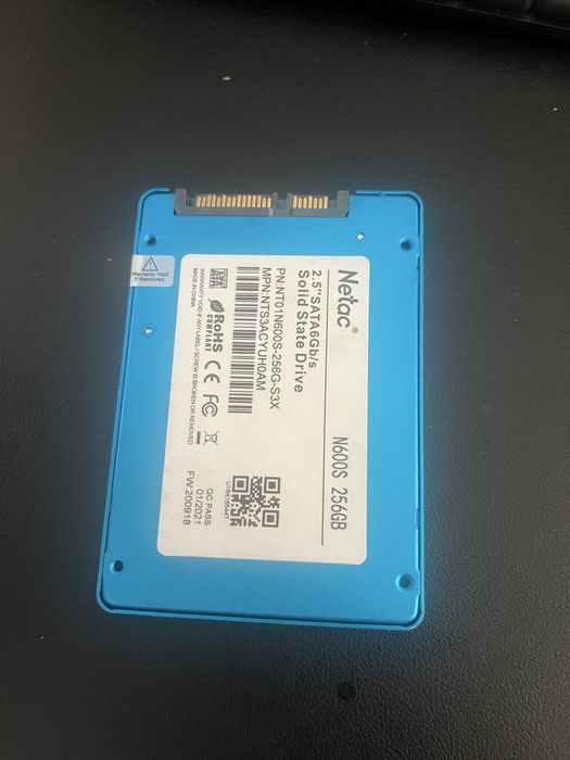 Ssd Netac 256gb количиство ограничено