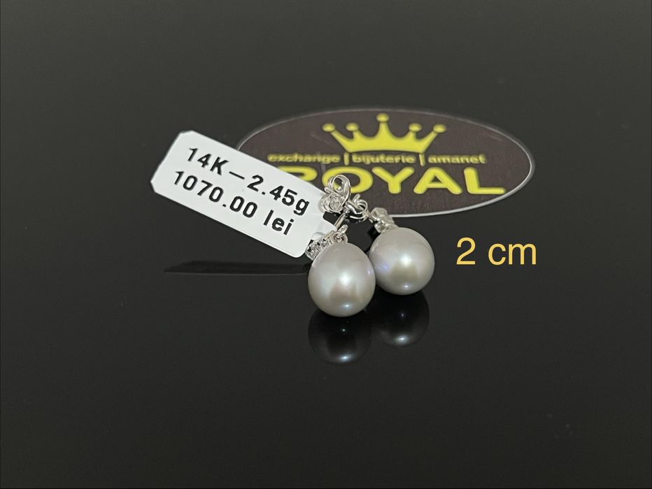 Bijuteria Royal CB : Cercei aur 14k 2,45 grame