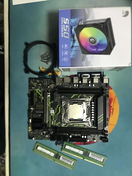 Комплектующие X99XD4 + Xeon e5 2682v4 16ядров