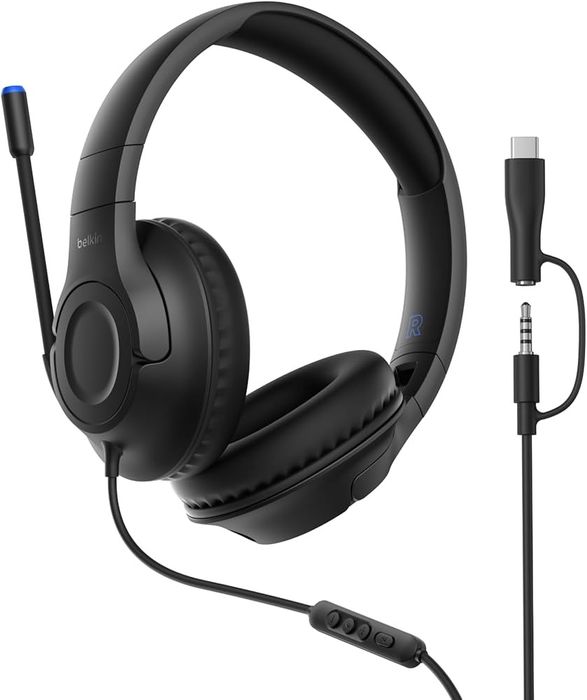 Căști cu fir Belkin Gaming Inspire Kids cu dongle USB-C