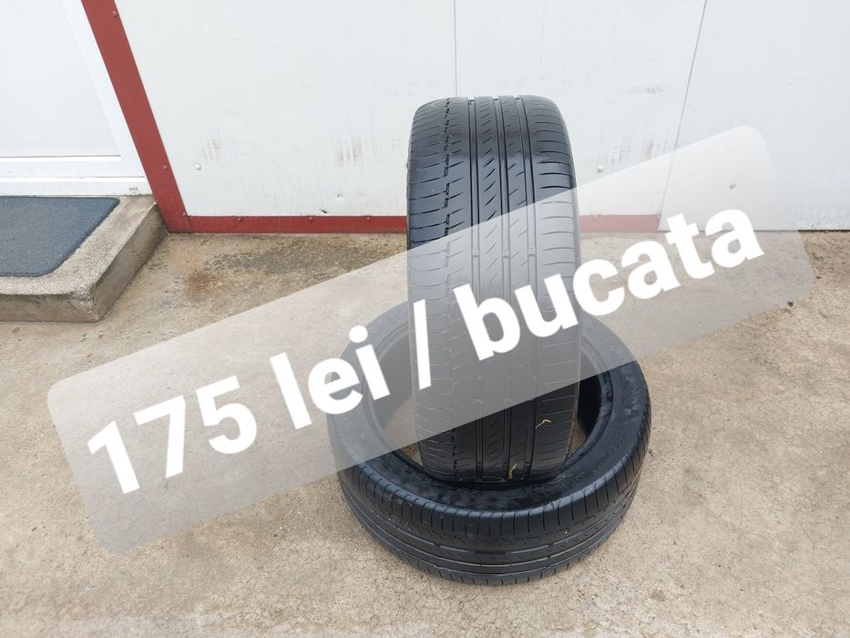 175 lei bucata! Doua anvelope de vara 245 45 r19 Continental